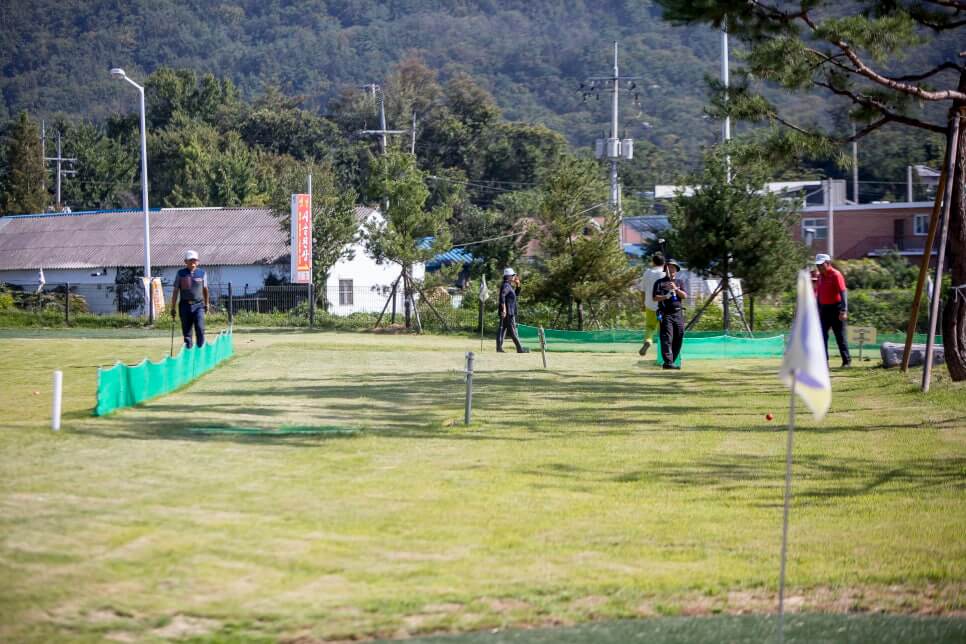 양주 나리공원 파크골프장 코스 전경