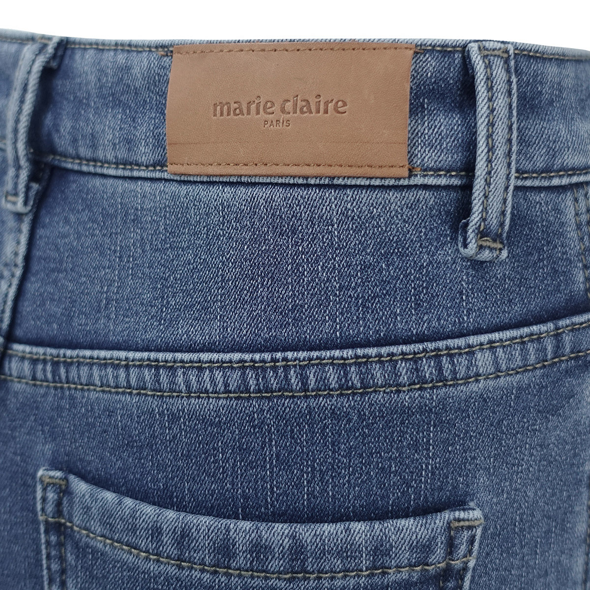 마리끌레르 여자 밍크 기모청바지 여성 배기청바지