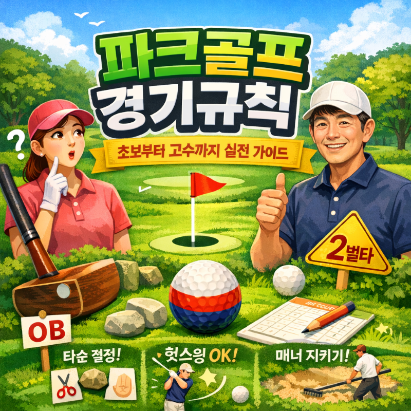 파크골프 경기규칙