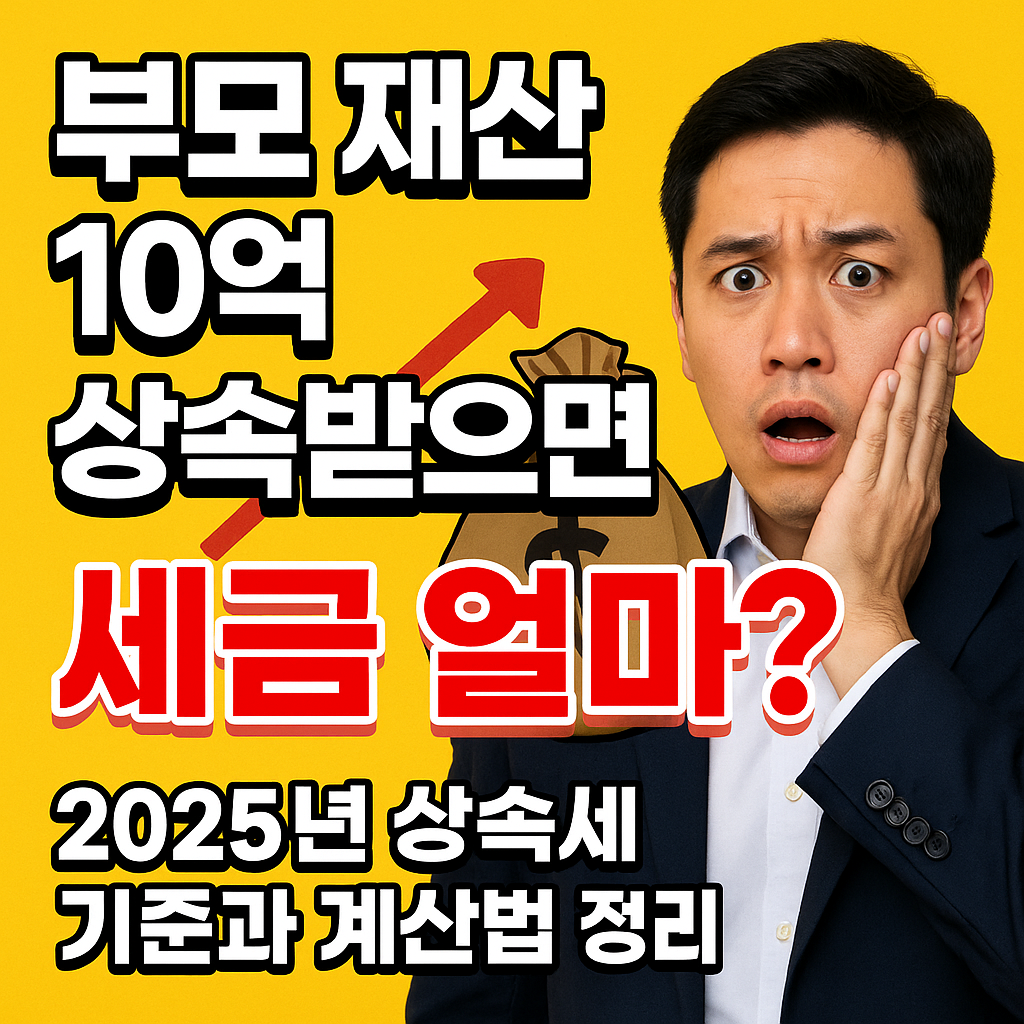 상속세 기준과 계산법