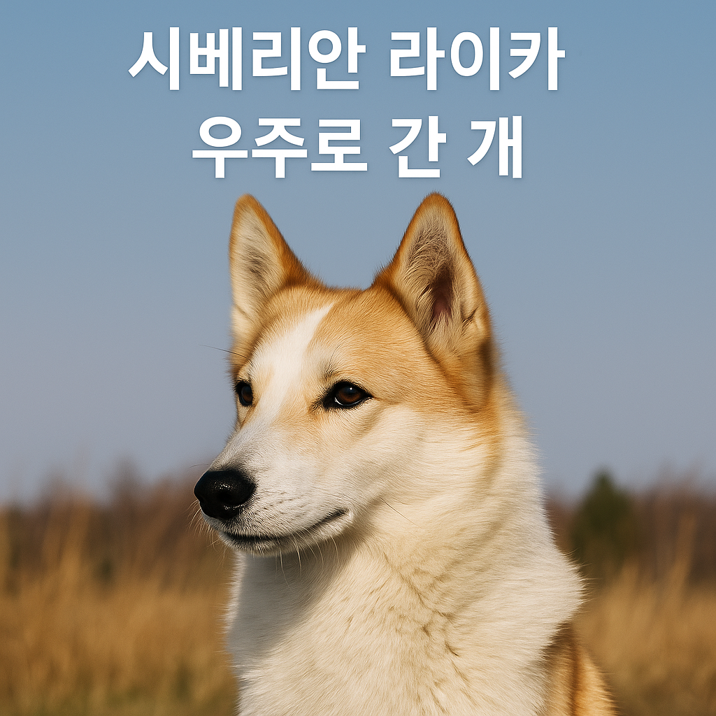 시베리안 라이카(Siberian Laika) 이미지 – 우주로 간 개