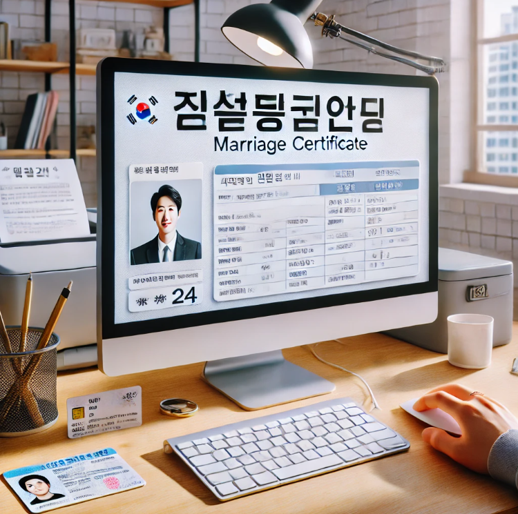 혼인증명서 발급 관련