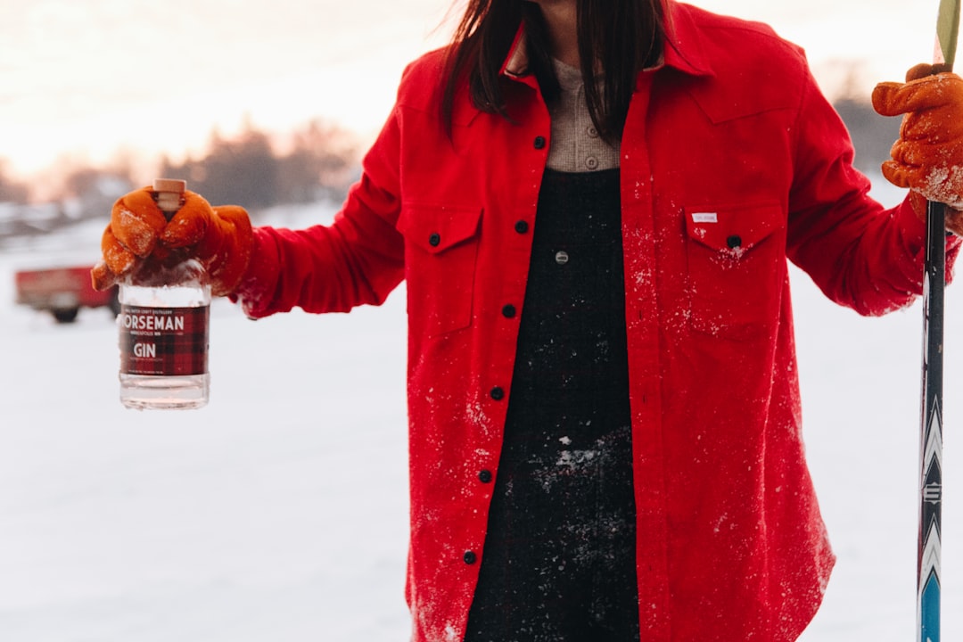 Ice fishing.