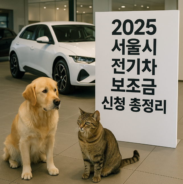 2025 서울시 전기차 보조금 신청 총정리