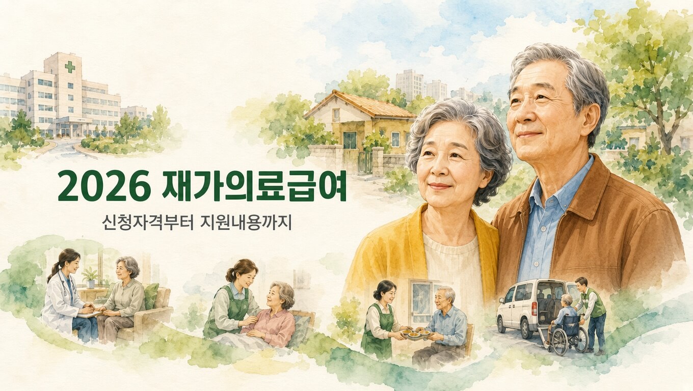 2026 재가의료급여 - 신청자격 . 지원금액 . 지원시점 . 신청방법 . 준비서류 . 신청시기 . 지원기간 . 방문의료 . 식사지원 . 주거지원 . 통합돌봄 . 2026년 변경사항 외 세부사항 총정리