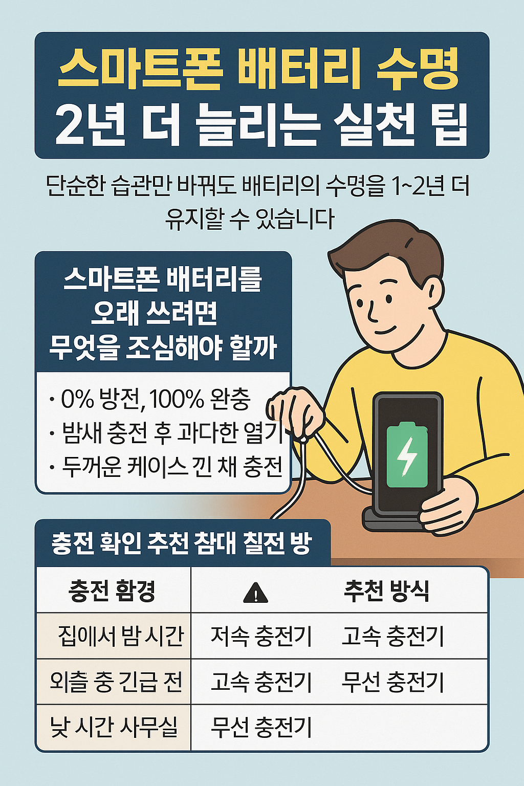 스마트폰 관리 꿀팁