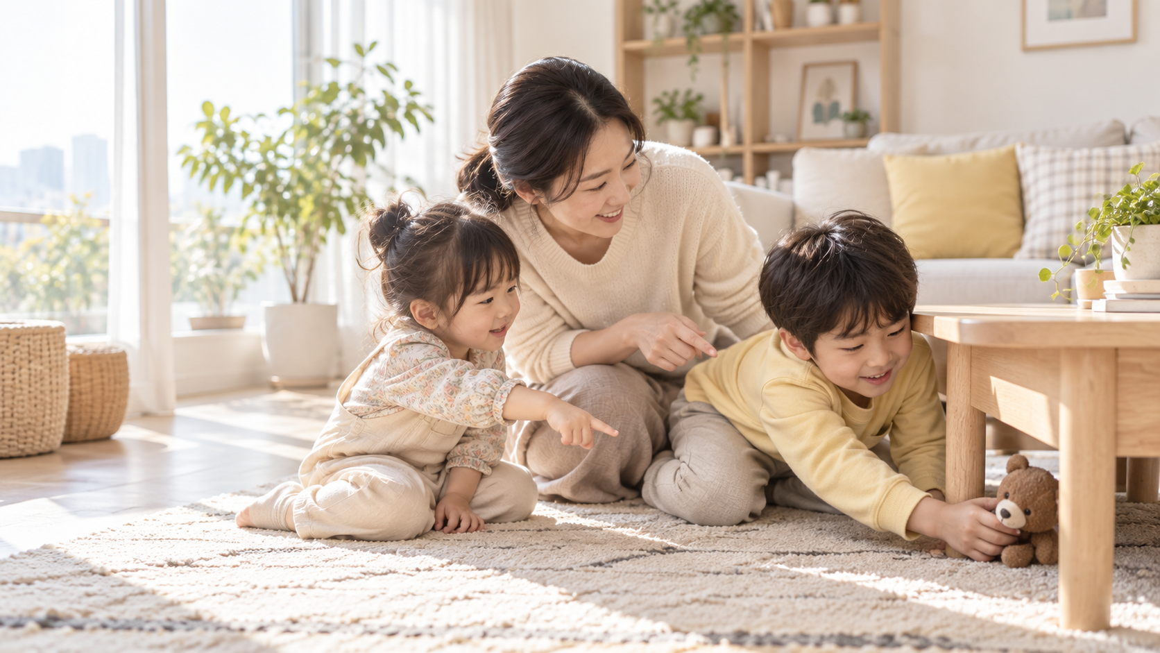 유아 위치 개념 놀이, 위&middot;아래&middot;안&middot;밖&middot;앞&middot;뒤 알려주는 방법