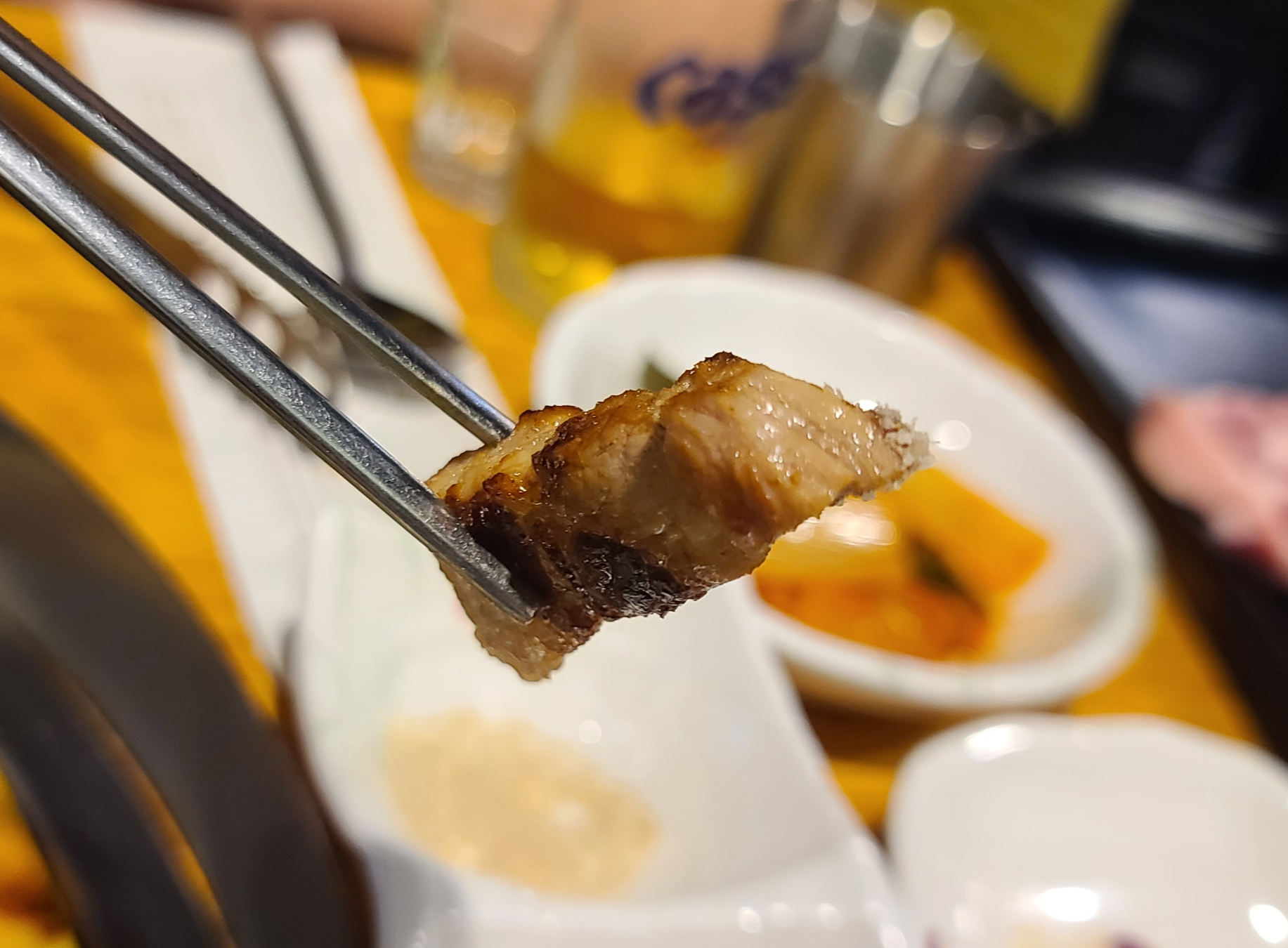 상대원맛집 윤지네고기에반하다 삼겹살 목살