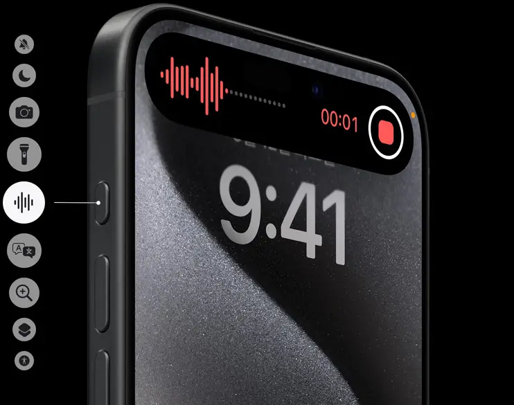 아이폰 15 Pro의 액션버튼