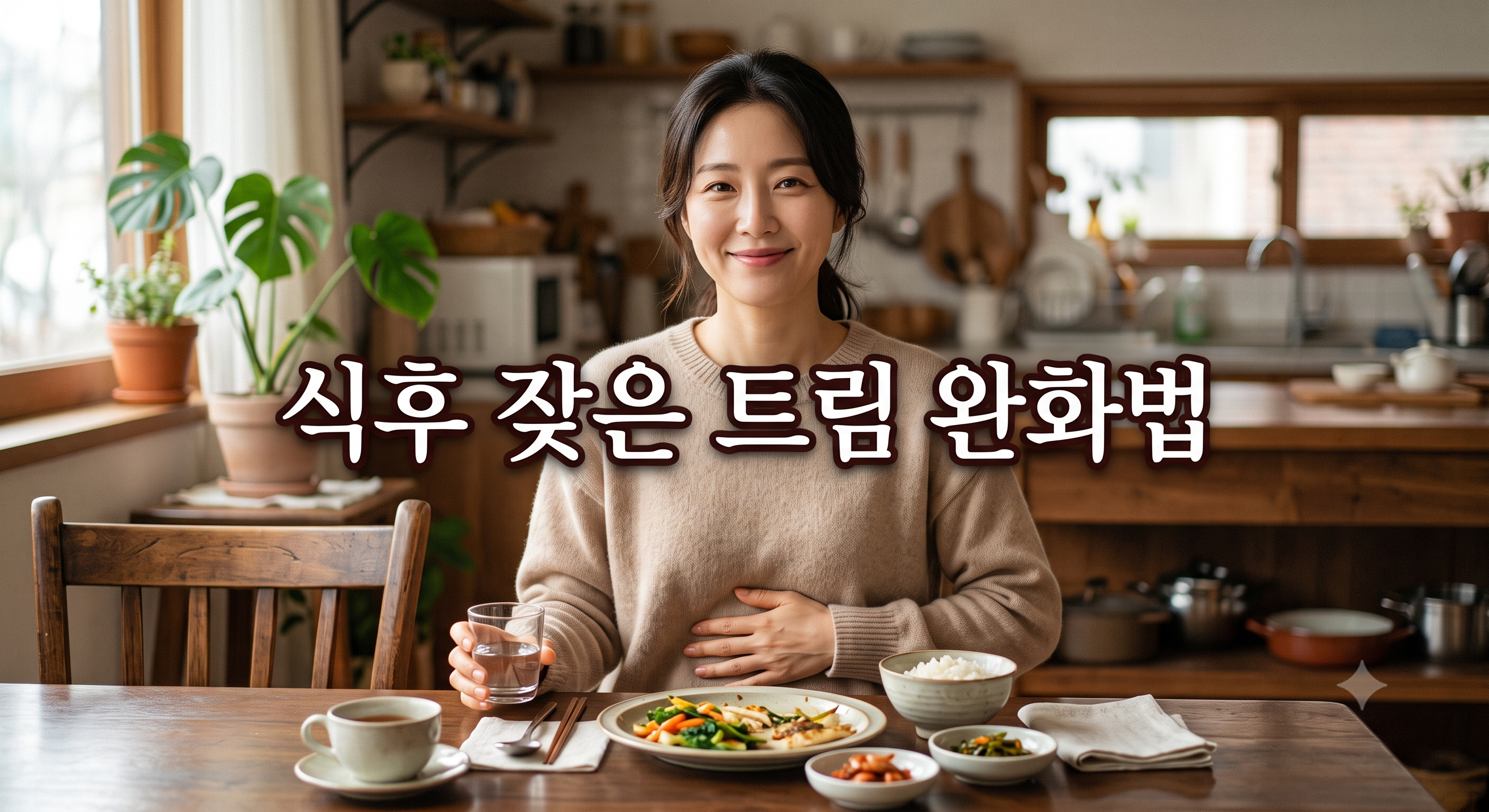 식후 잦은 트림 멈추는 완화 팁