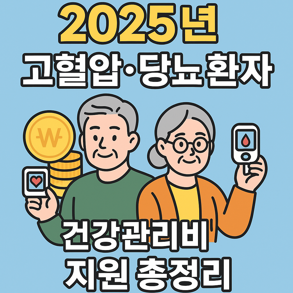 고혈압·당뇨 환자 건강관리비 지원 총정리