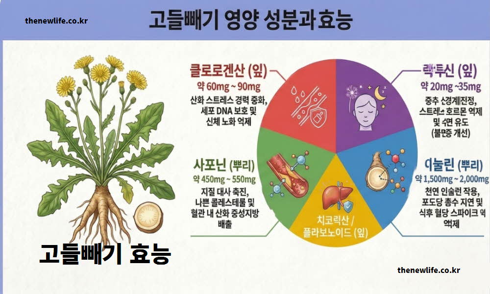 고들빼기 효능 영양 성분