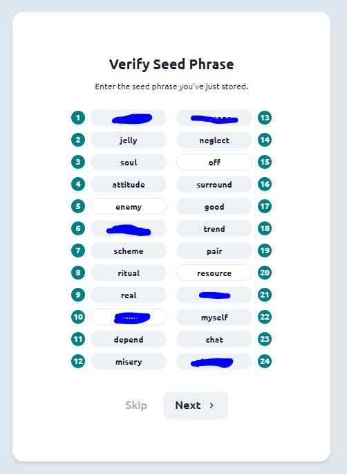 나미-Nami-wallet-복구 구문