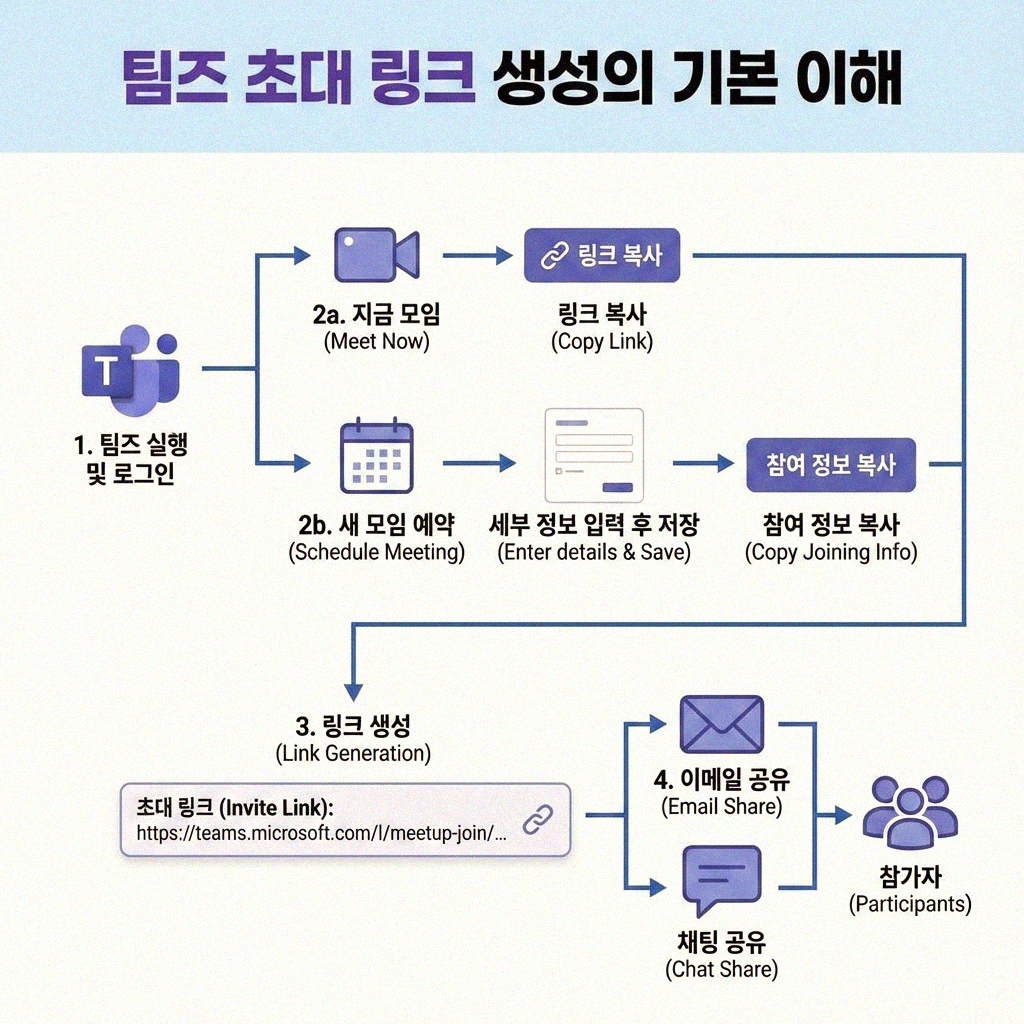 팀즈 초대 링크 간편하게 만드는 법
