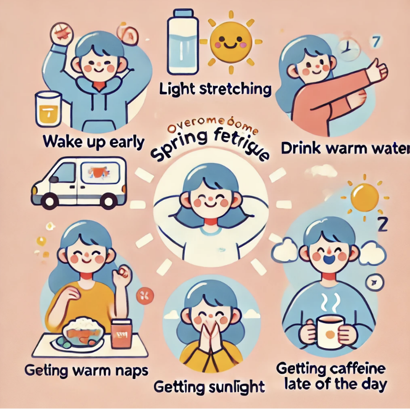 춘곤증 극복에 좋은 습관 7가지
