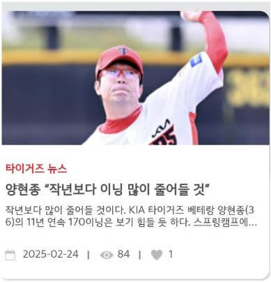 기아 타이거즈 