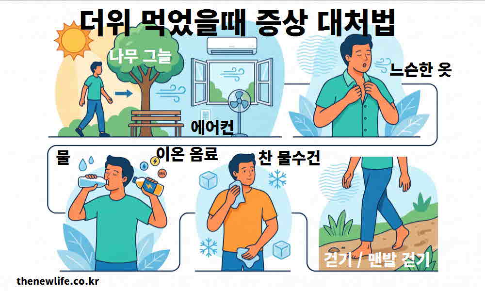 더위 먹었을때 증상 대처법