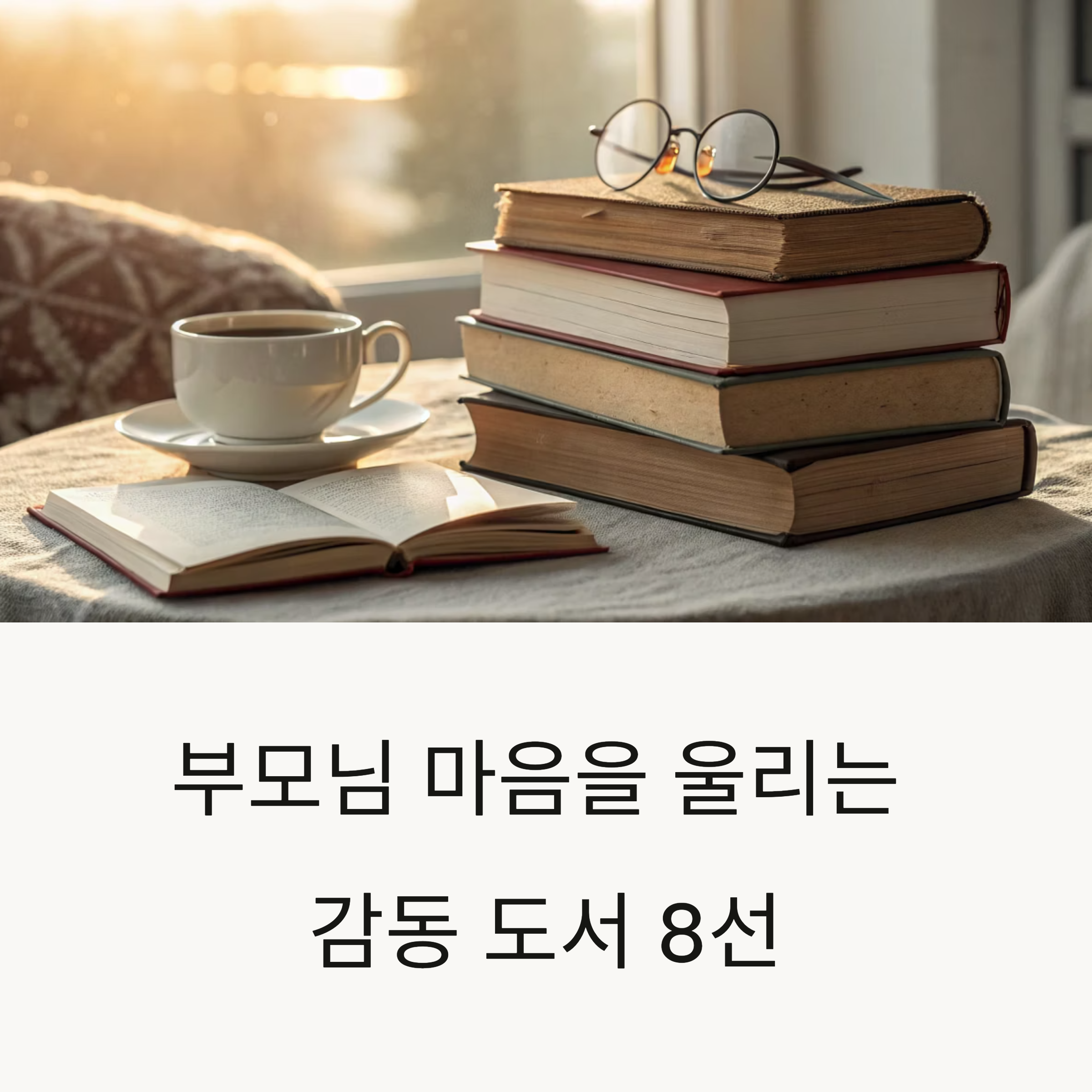 부모님 마음을 울리는 감동 도서 추천 리스트