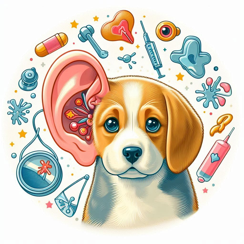 강아지 귀염증9