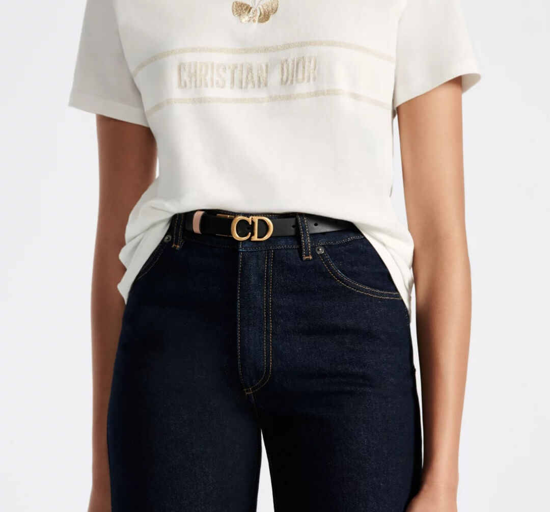 디올 여성 벨트 착용