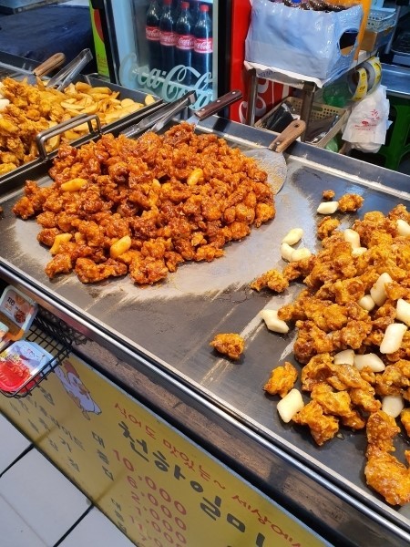 6시내고향 부천 자유시장 닭다리 닭날개 치킨 옛날통닭 닭강정 맛집 추천 