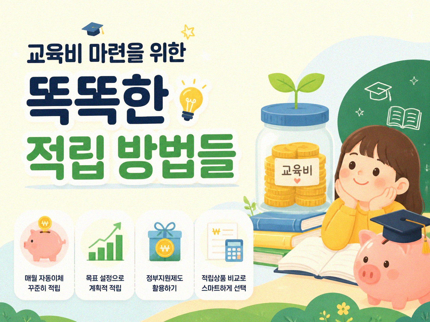 아이 교육비, 언제부터 얼마큼 모아야 할까