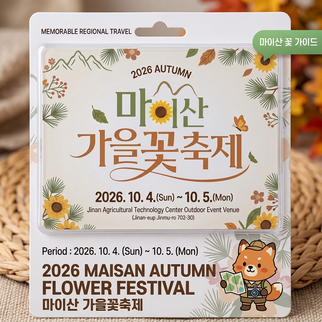 2026 가을 마이산 가을꽃축제
