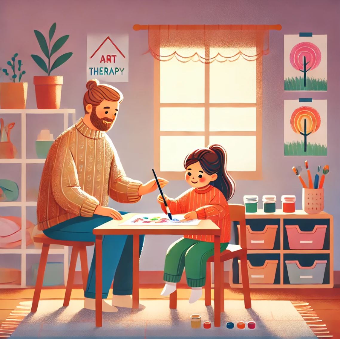 유아 미술치료 이미지