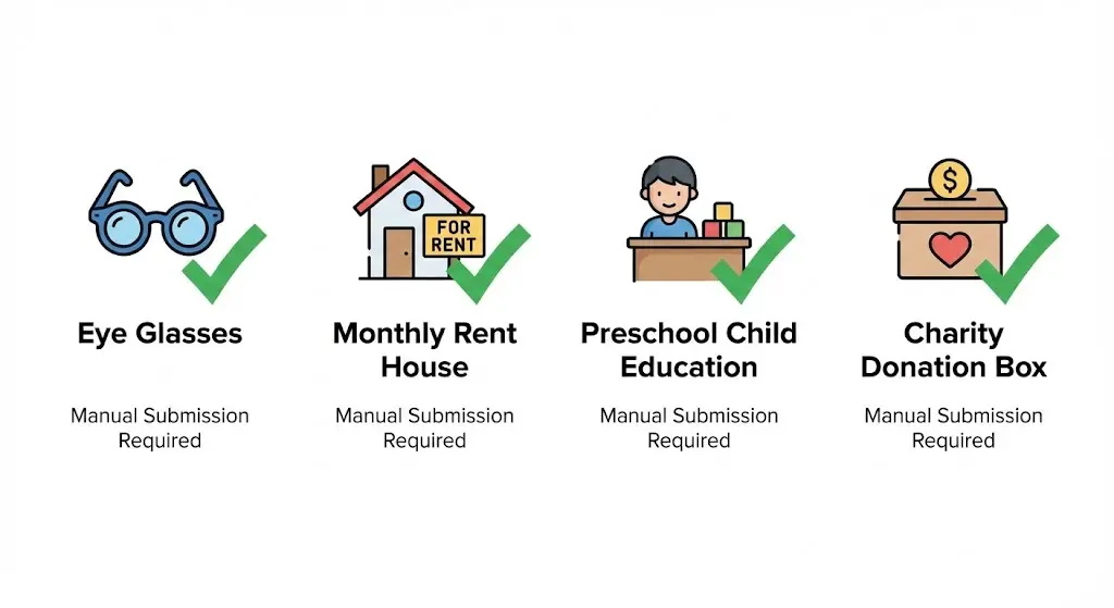 연말정산 간소화 서비스에서 자동 조회되지 않아 수동 제출해야 하는 4가지 항목