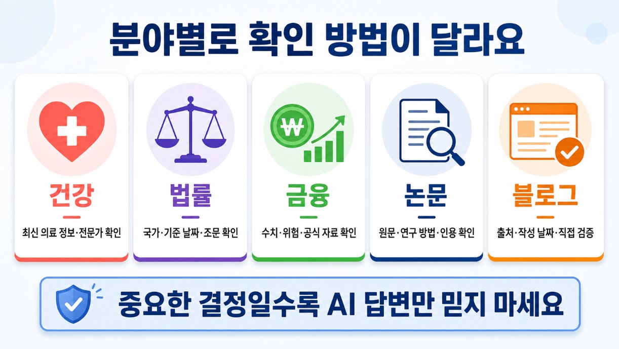 건강&middot;법률&middot;금융&middot;논문&middot;블로그 비교