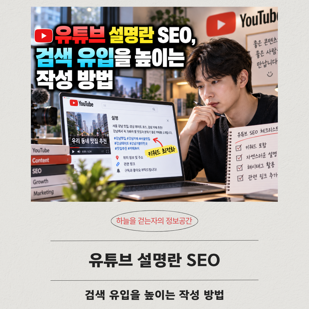 유튜브 설명란 SEO, 검색 유입을 높이는 작성 방법