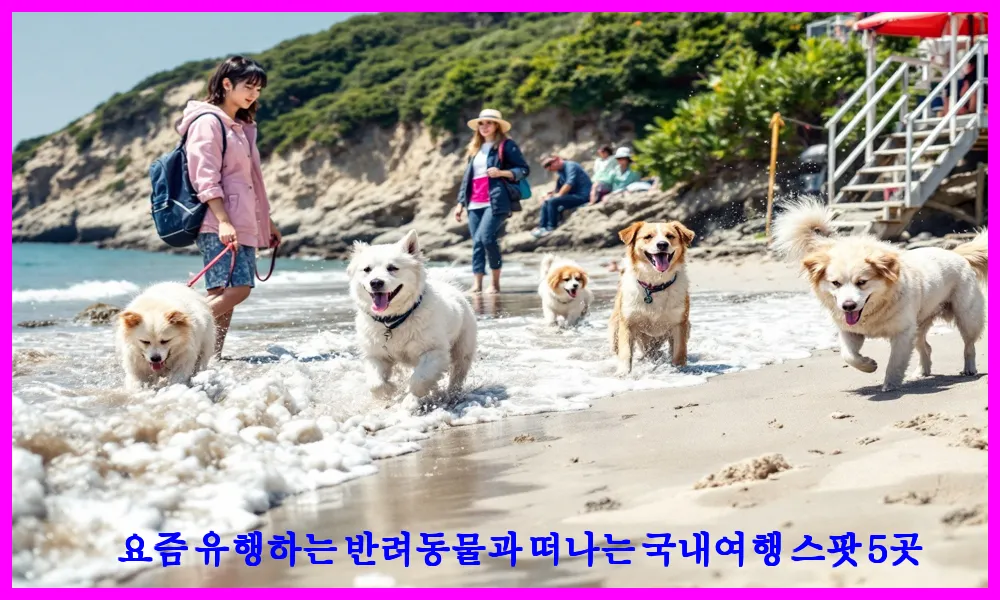 요즘 유행하는 반려동물과 떠나는 국내여행 스팟 5곳
