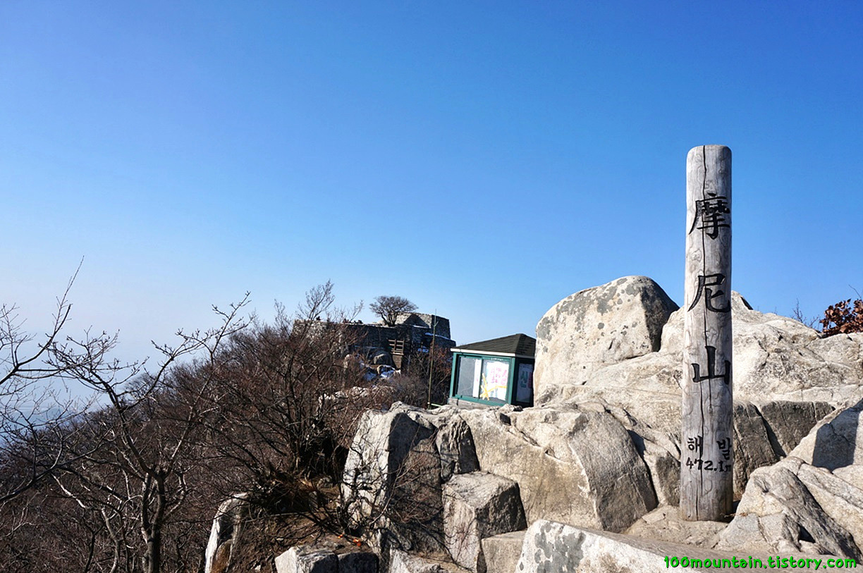 마니산 등산지도