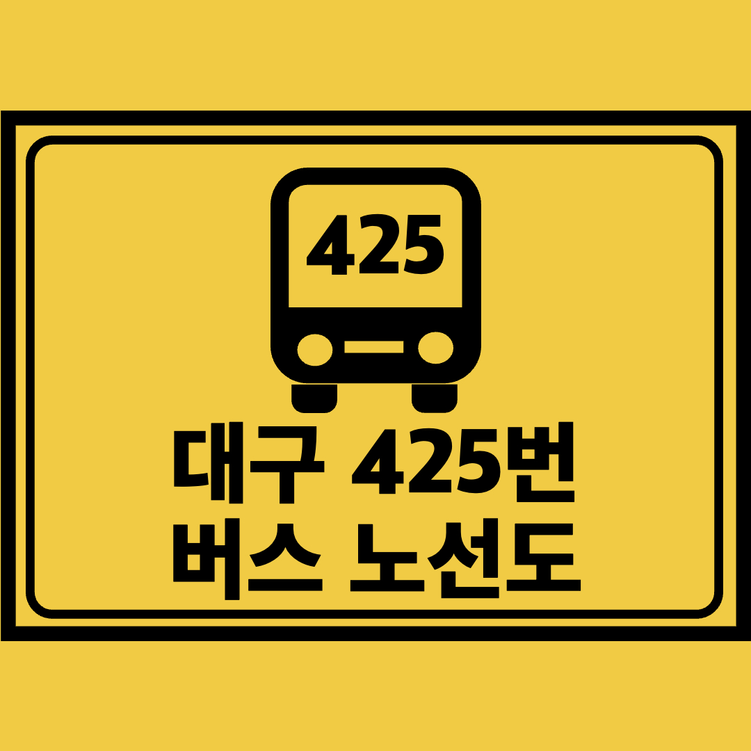 대구425번버스노선도