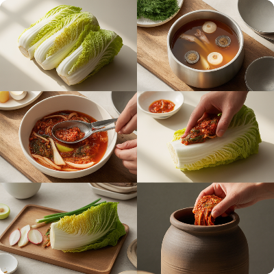 김장김치 맛있게 담는 법 이미지