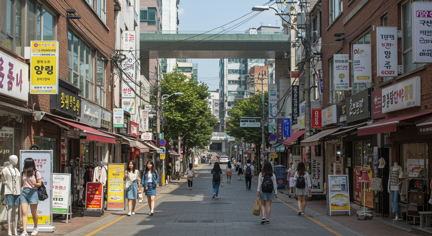 트렌디한 상권과 명문 학군의 조화