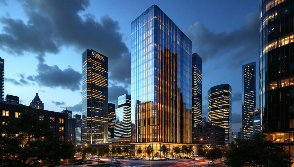 서울 도심 핵심 업무 지구의 프라임 오피스 빌딩과 낮은 공실률