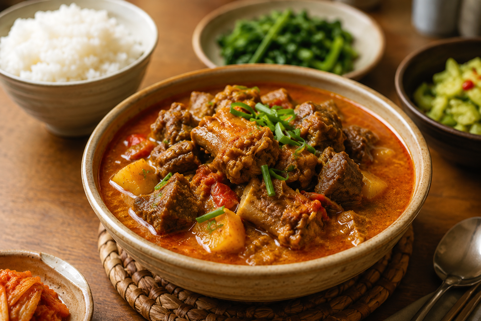 한국 입맛에 맞게 완성한 염소고기 세계요리 한 그릇