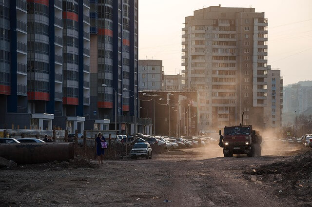 공사장 미세먼지