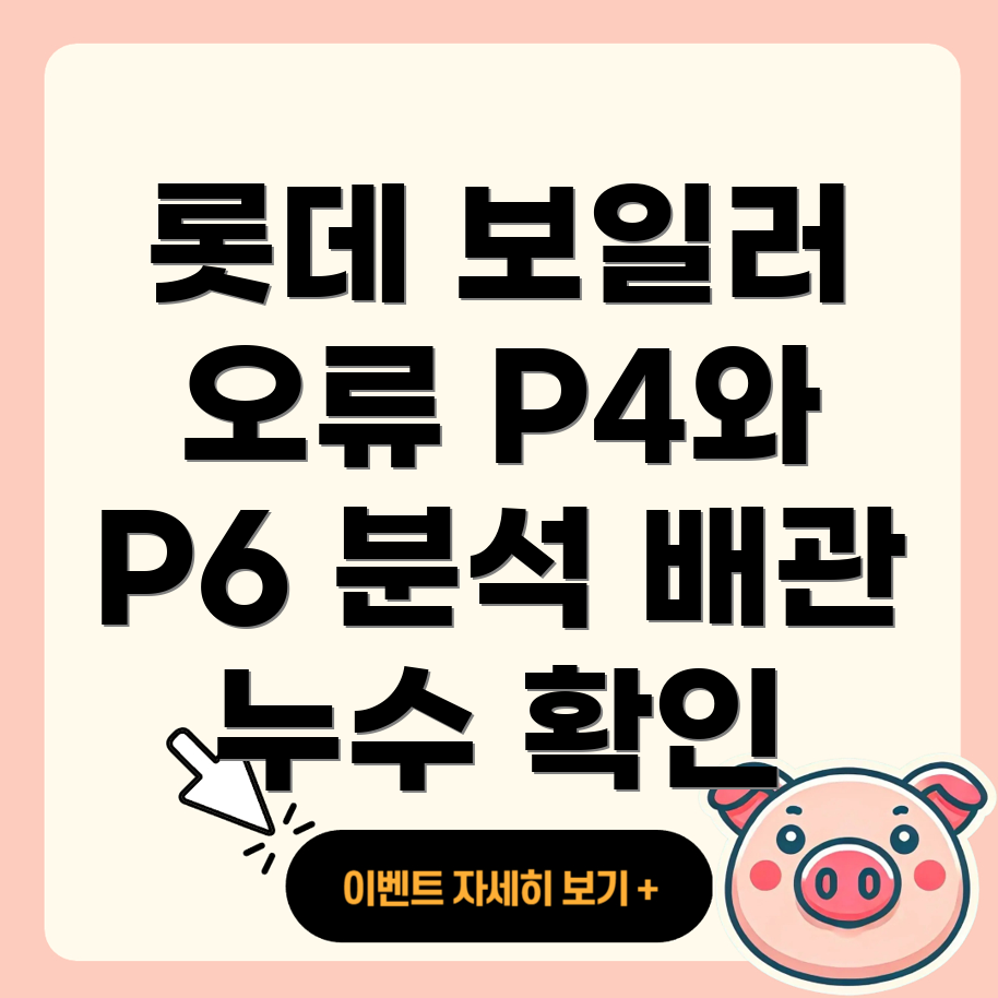 롯데 보일러 오류 코드