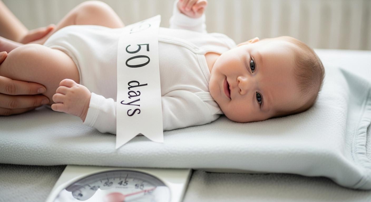 신생아 50일 몸무게