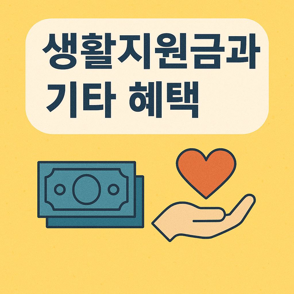 생활지원금과 기타혜택