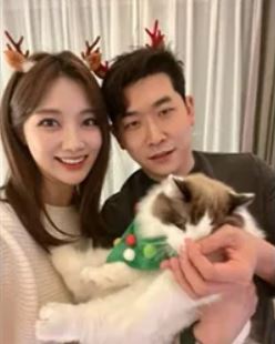 오진승 부인(아내) 김도연 부부 함께 있는 모습