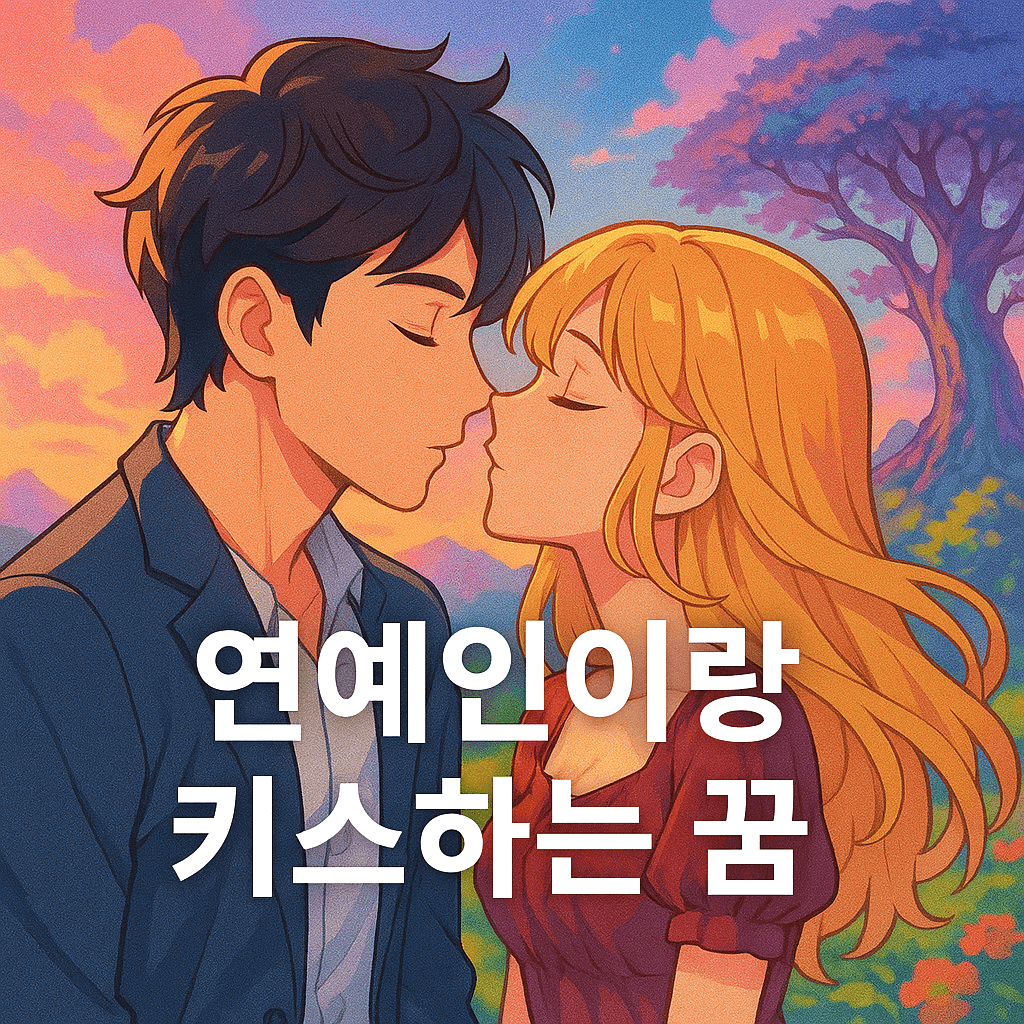 연예인이랑 키스하는 꿈 해몽