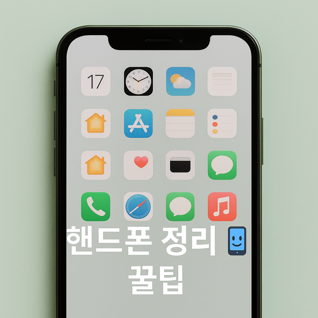 앱이 너무 많다면 이 방법! 📲 깔끔한 바탕화면 만드는 법