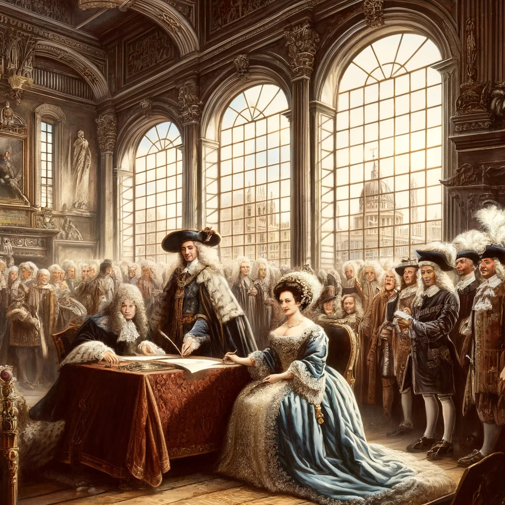 명예혁명, 권리장전, 입헌군주제