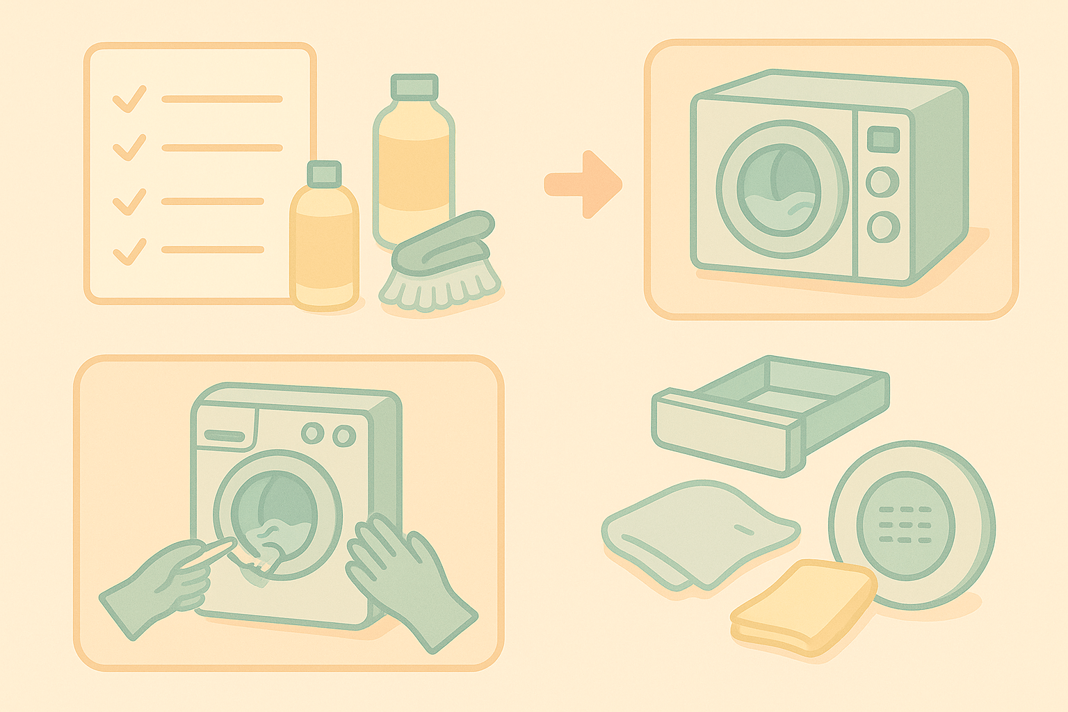 세탁기 곰팡이 냄새 없애는 방법