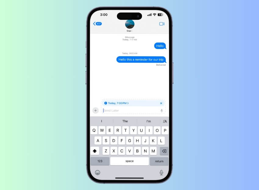 아이폰 아이메시지 기능