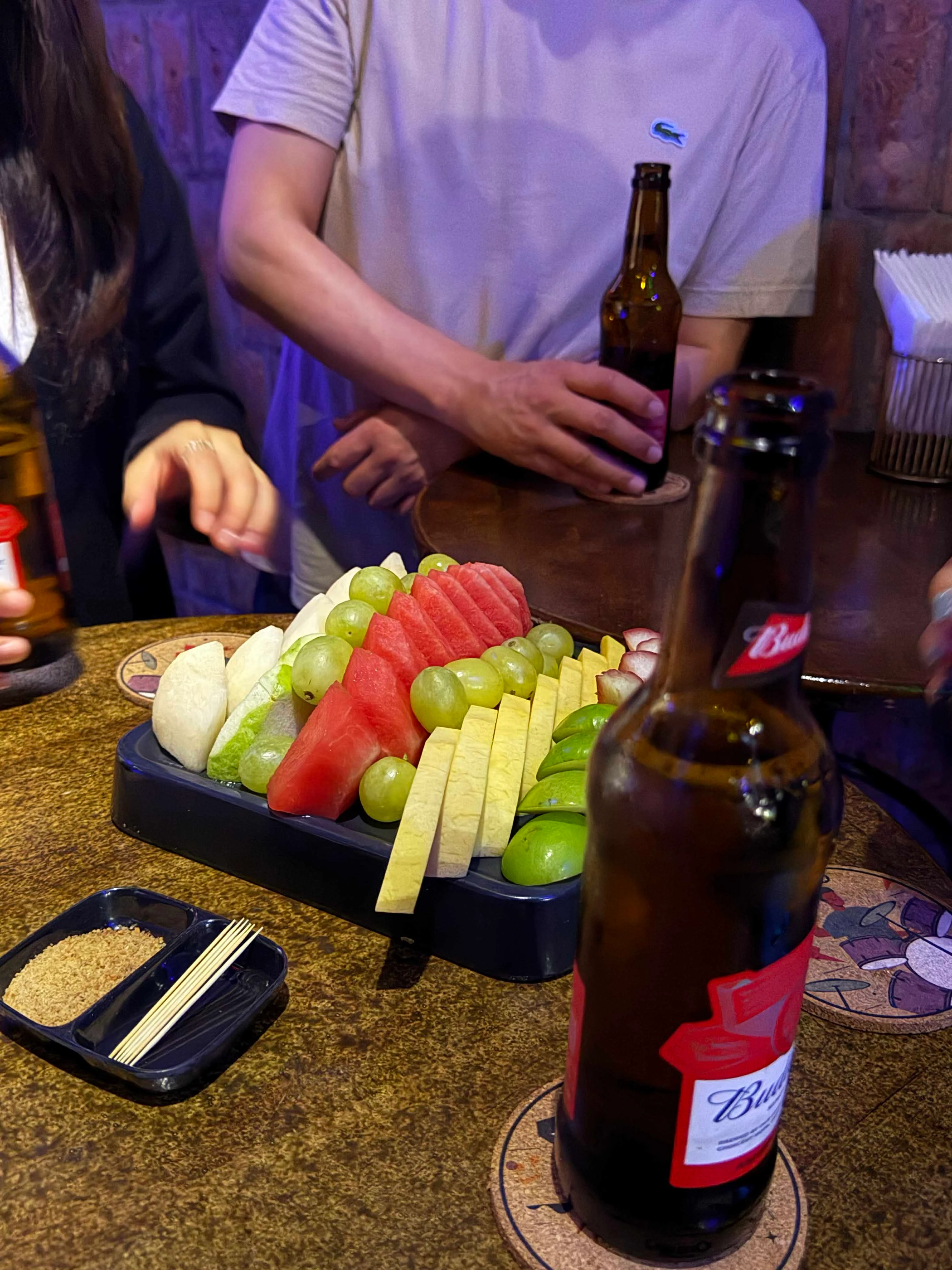 과일과 맥주 