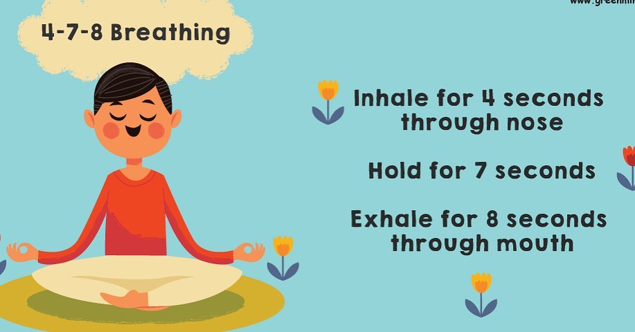 478 호흡법은 스트레스 해소에 탁월하다.